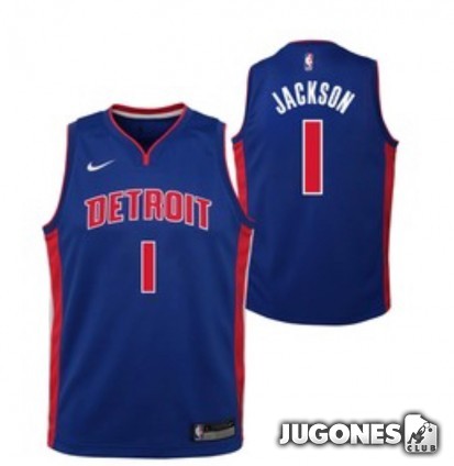 Camiseta Detroit Pistons Reggie Jackson Jr