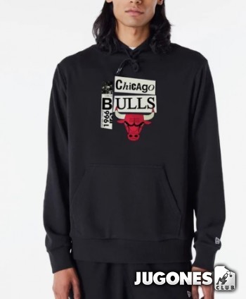 Sudadera Chicago Bulls Newspaper Graphic