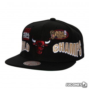 World Champs Snapback Chicago Bulls