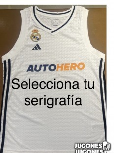 Camiseta Real Madrid 24/25 (serigrafiada)