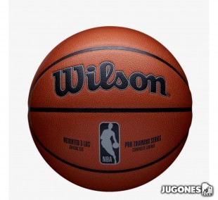 Baln de baloncesto compensado de 3 lb (1,3 kg) de la NBA.