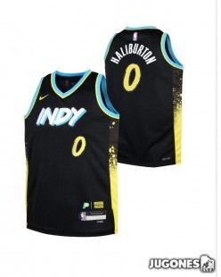 indiana Pacers City Edition Swingman Camiseta  Tyrese Haliburton