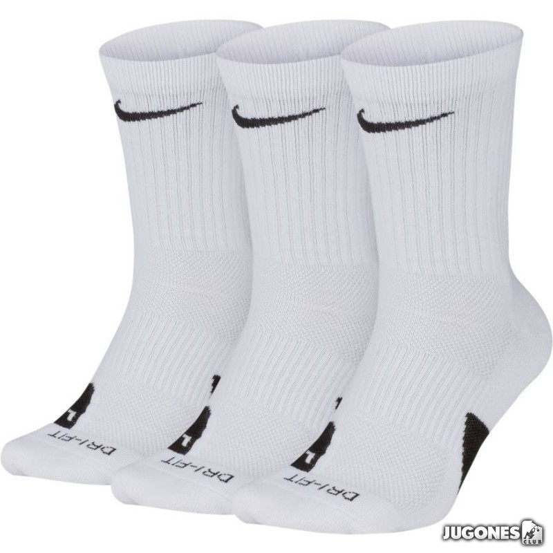 Durante ~ Punta de flecha Limpia la habitación Pack 3 pares calcetines Nike Elite